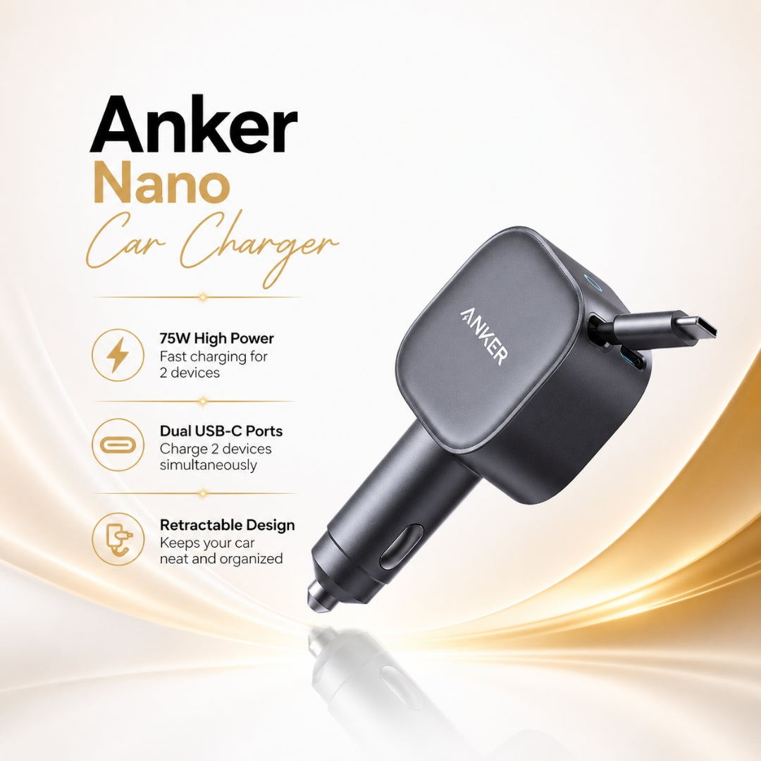 Anker Nano 75W Car Charger