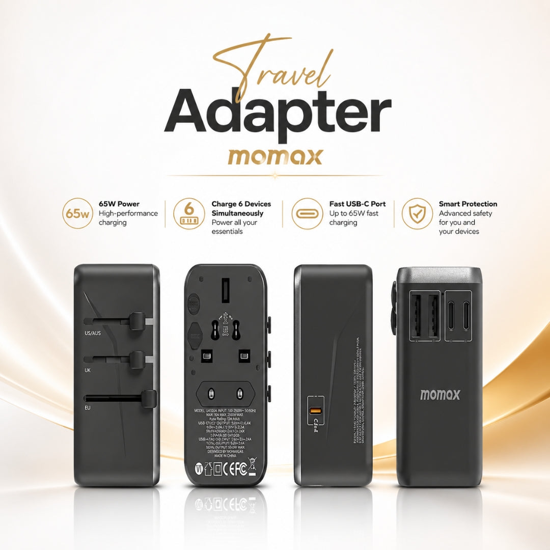 Momax Travel Adapter 65W