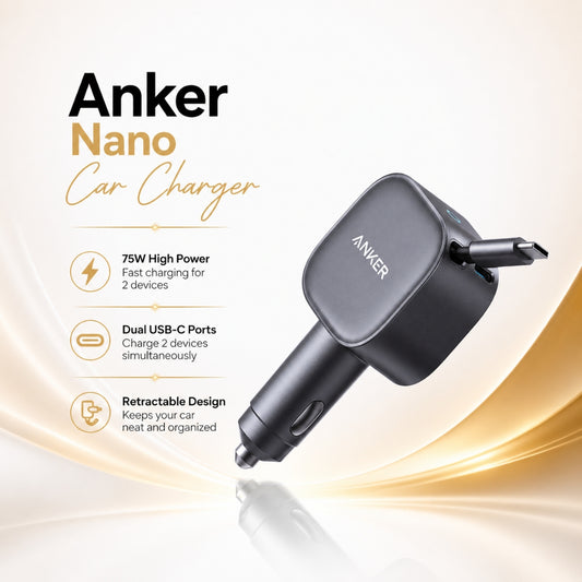 شاحن سيارة Anker Nano 75W