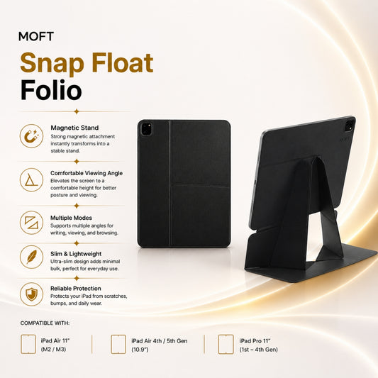 حافظة MOFT Snap Float Folio لجهاز iPad