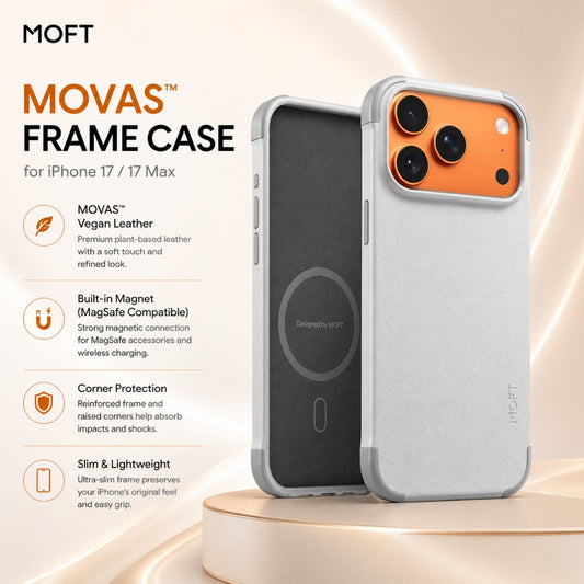 جراب MOFT MOVAS بإطار لهاتف آيفون 17 برو/ماكس