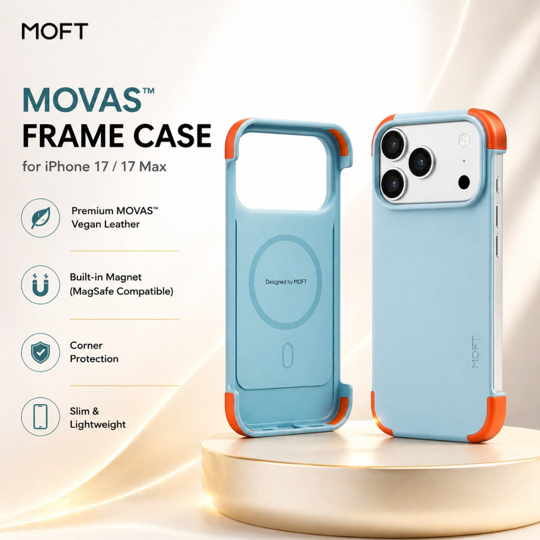 جراب MOFT MOVAS بإطار لهاتف iPhone 17 Pro/Max